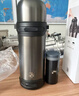 乐扣乐扣（LOCK&LOCK）保温壶户外旅行家庭保温套装黑色(手提广口壶1.8L+保温杯200ml) 实拍图