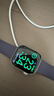 Apple/苹果 Watch S11 智能手表GPS+蜂窝款46毫米银色铝金属表壳雾紫色运动型表带M/L MFDL4CH/B 实拍图