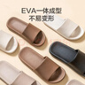 京东京造【抗菌皮纹拖】eva软弹拖鞋居家室内防滑浴室凉拖黑色44-45 实拍图