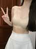 猫人女士内衣26年新款夏季粉底液肤小胸聚拢提拉侧收美背背心式文胸罩 实拍图