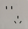 德力西（DELIXI）开关插座 CD815系列 10A斜五孔插座10只装 QSE86ZS/3*10 实拍图