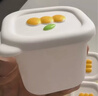 马博士辅食盒硅胶宝宝独立分装盒冷冻格保鲜存储可蒸煮模具白色儿童饭盒 实拍图