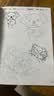 6-12岁手绘线描临摹画儿童零基础简笔画卡通素描画画涂色本描摹本 全8册 美味食物 交通 动物世界 城市建筑 曼妙公主 古风人物 恐龙星球 机甲坦克 漫画描草本-动物世界 实拍图