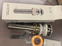 潜水艇（Submarine）洗手盆下水管 防臭防虫 脸盆面盆洗手池下水管套装 台盆下水器 有溢水孔-弹跳下水器套装 实拍图