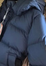 保姆鹅 儿童羽绒服宝宝短款加厚白鸭绒外套男童女童保暖防风冬[NG2637] 海军蓝 140 实拍图