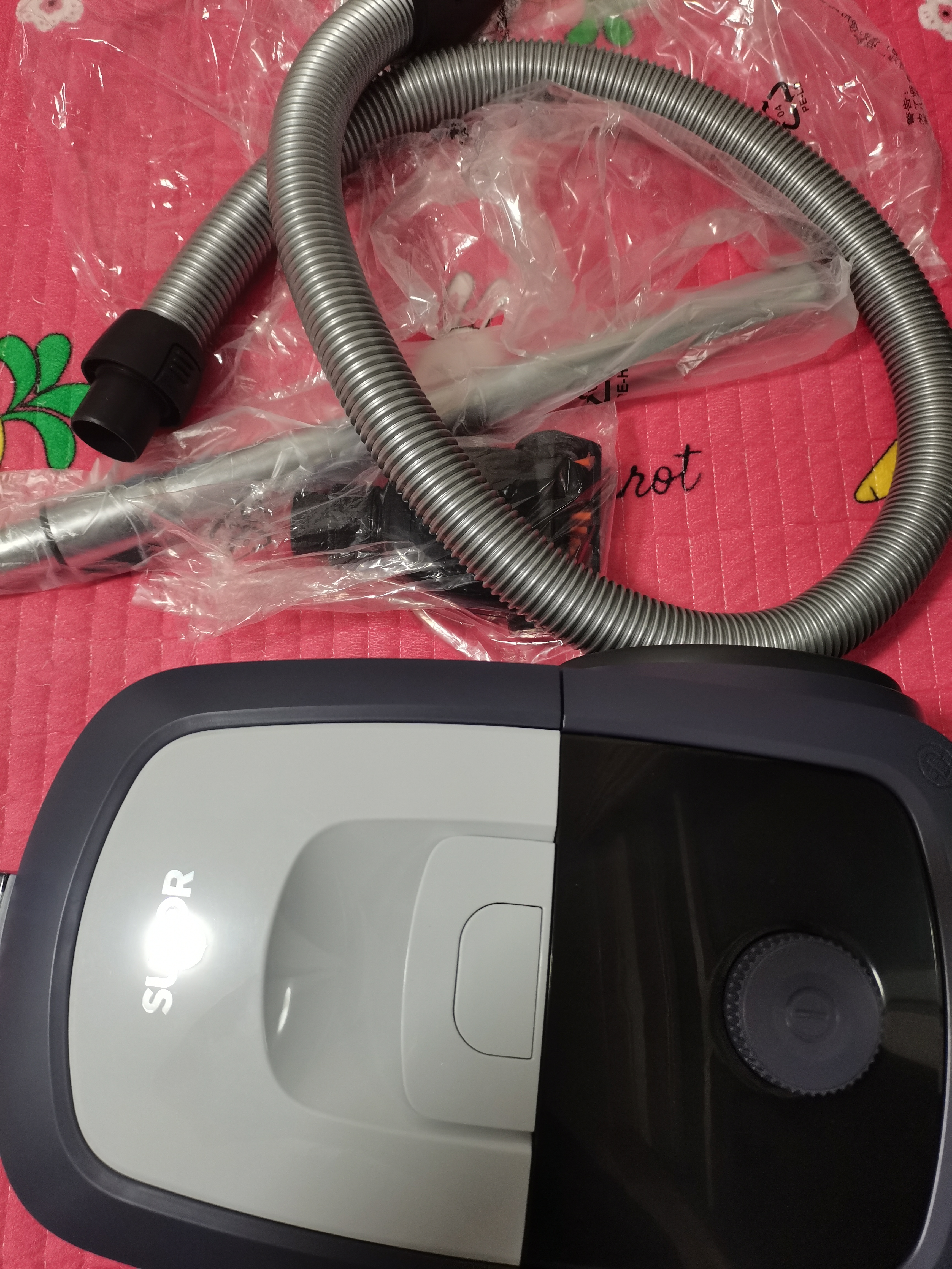 苏泊尔（SUPOR）卧式吸尘器26KPa家用手持大吸力地毯清洁保洁大功率吸尘除螨一键收线EVCC-89A节日礼物 实拍图