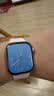 Apple/苹果 Watch S11 智能手表GPS款42毫米玫瑰金色铝金属表壳淡桃粉色运动型表带S/M MEUN4CH/B 实拍图