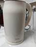美的（Midea）电热水壶食品级304不锈钢自动断电双层防烫全钢无缝1.5L容量 MK-HJ1566 实拍图