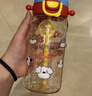 贝亲miiiiichan 儿童水杯 学生吸管杯 开学专用 500ml(甜趣日常) 实拍图