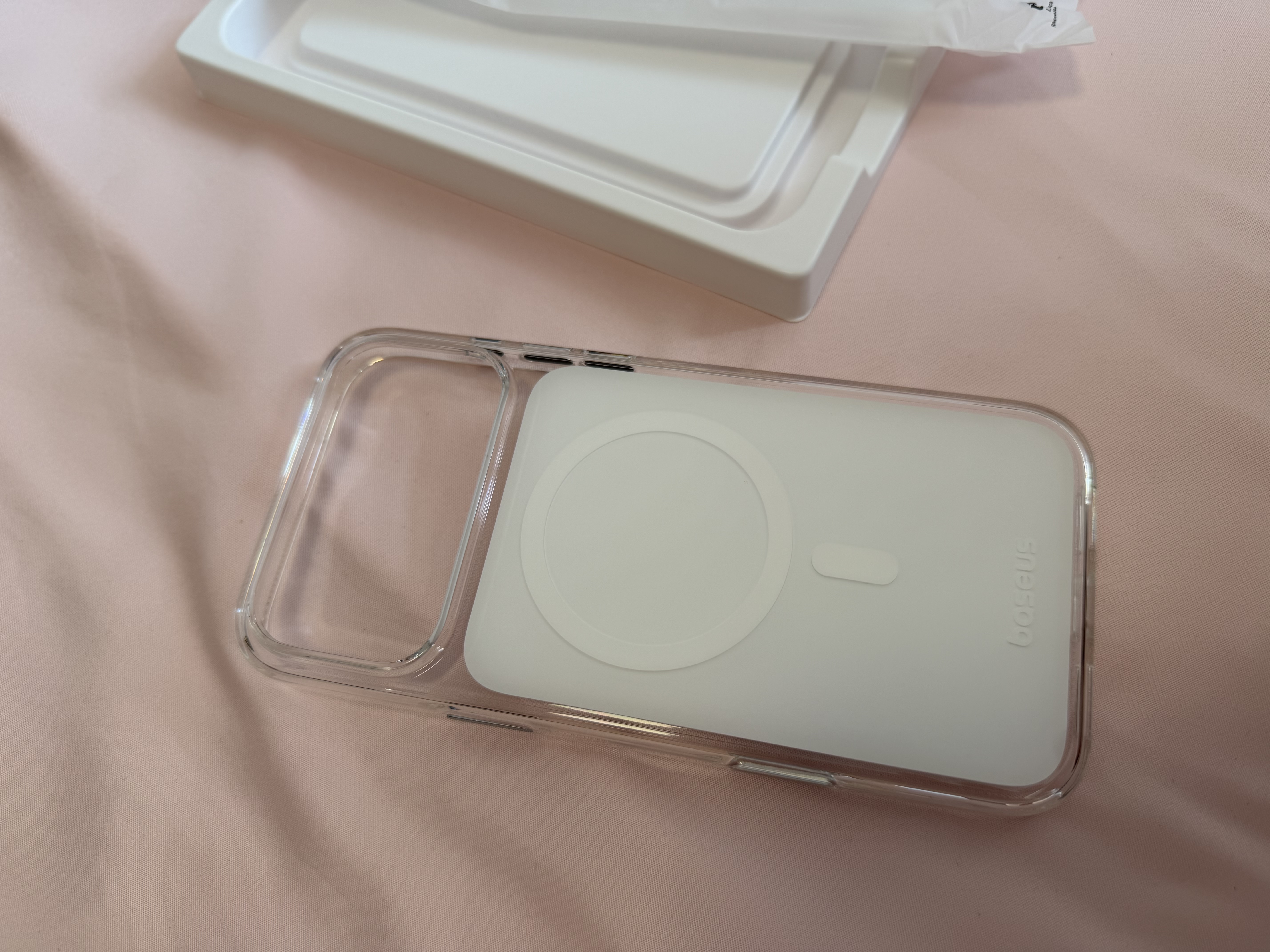 倍思【强磁吸|软边不伤机|品牌同款】适用iphone18promax手机壳苹果17promax保护套全包磁吸透明防摔 实拍图