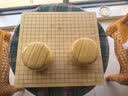 寻弈 二合一实木云子围棋棋盘套装儿童初学五子棋象棋两用 【楠竹罐套装】仿玉子 不含象棋 实拍图
