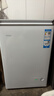 海尔（Haier）100L单温小冰箱冰柜小型家用小冰柜冷柜冷冻冷藏转换一级能效深冷减霜大容量BC/BD-100GHW9D 实拍图