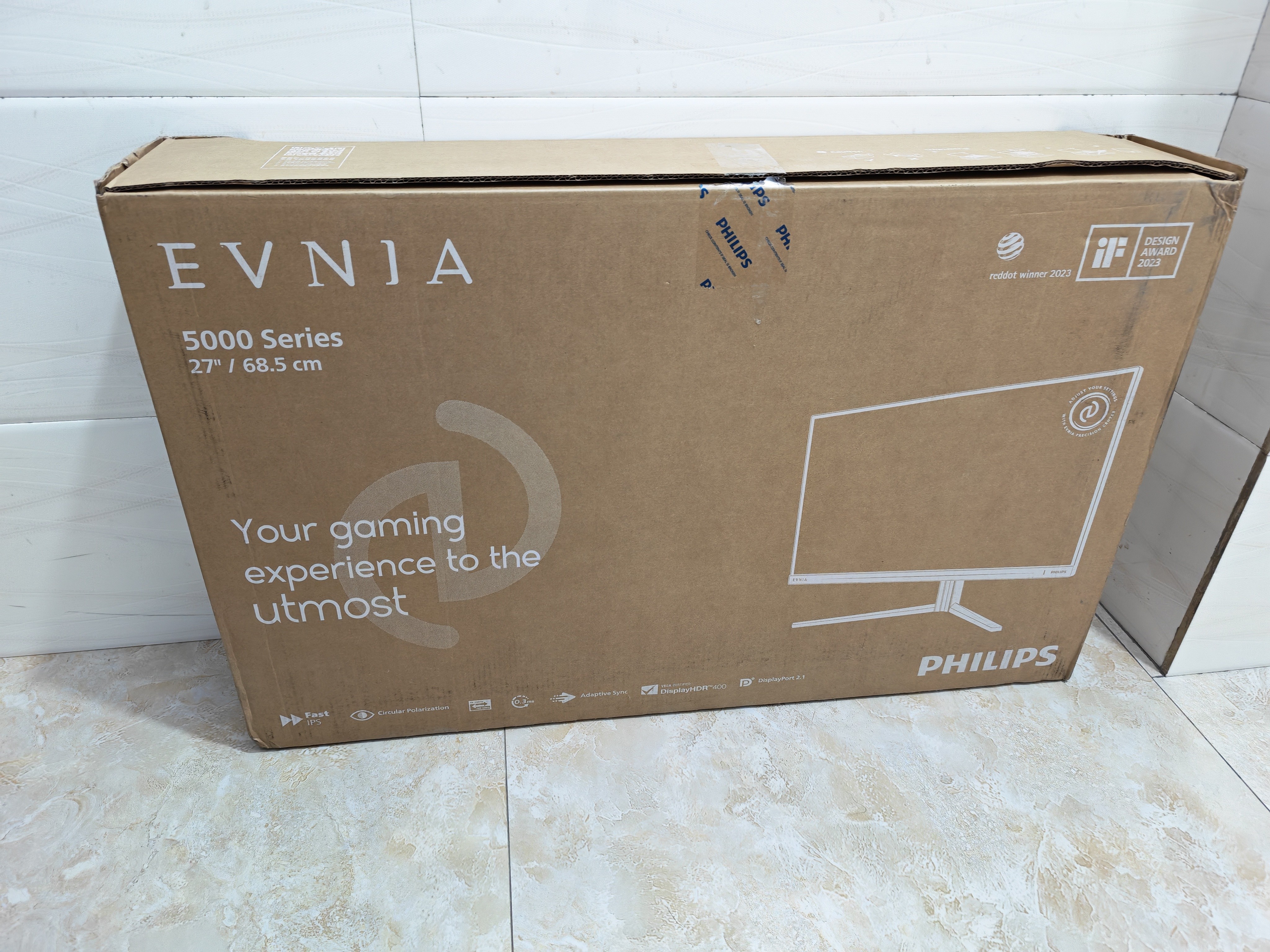飞利浦EVNIA弈威27英寸 4K240Hz/480Hz双模 舒视蓝圆偏光护眼FastIPS HDMI/DP2.1 电竞显示器27M2N5801PK 实拍图