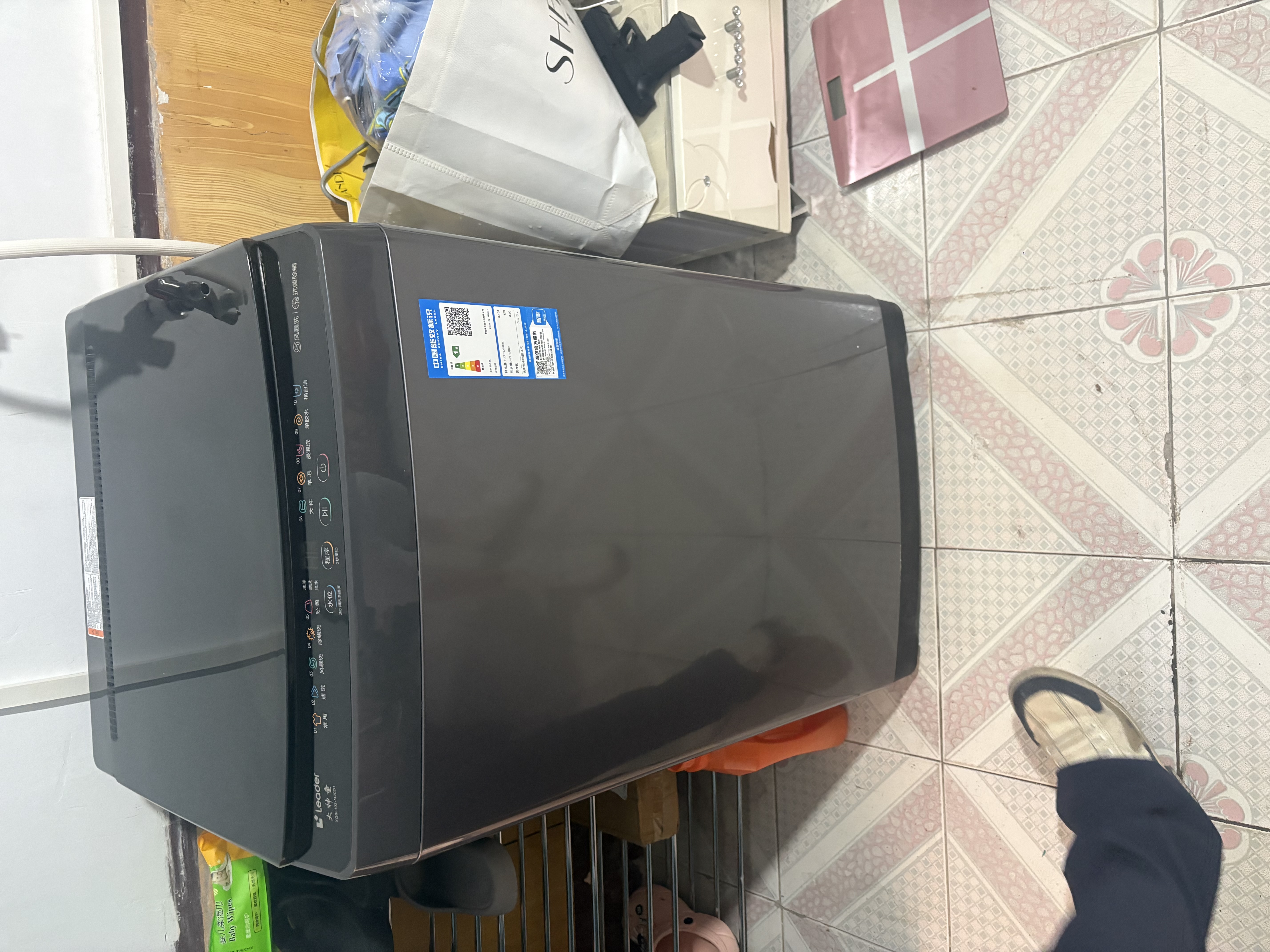 海尔（Haier）海尔洗衣机波轮全自动8公斤大神童小型租房家用大容量洗脱一体除螨抗菌智能预约省水电洗衣机统帅 10.2公斤+6维减震+超净除螨洗 波轮 实拍图