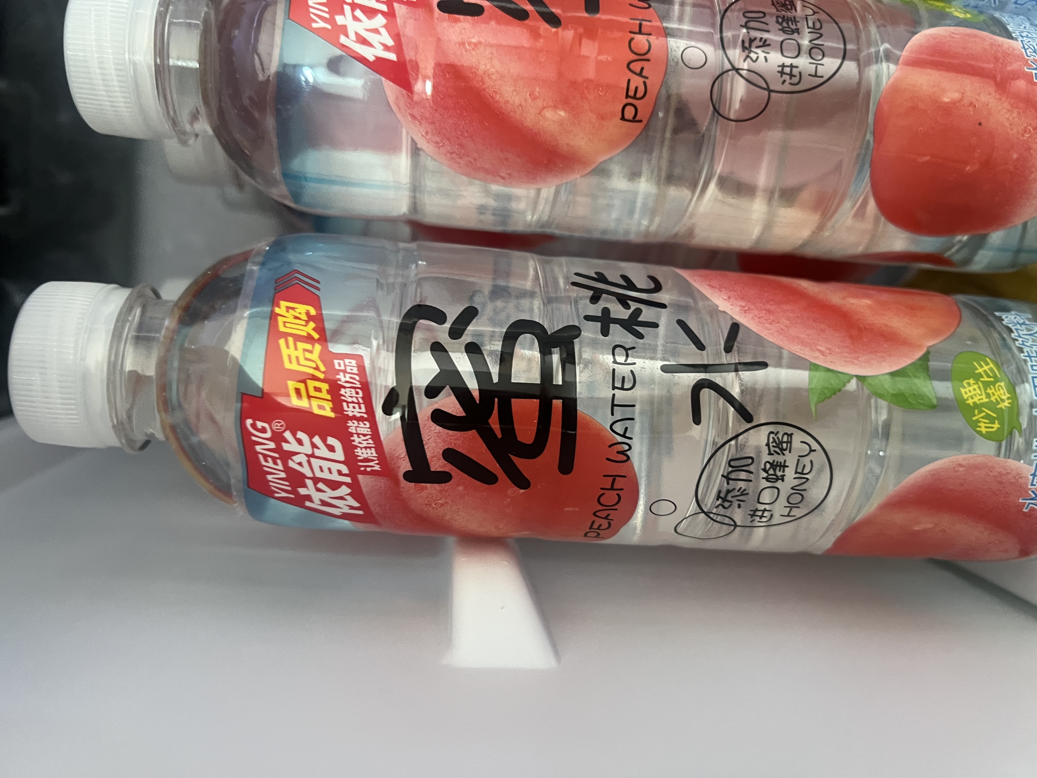 依能 蜜桃水 添加蜂蜜 蜜桃味饮料 500ml*15瓶 塑膜量贩装 实拍图