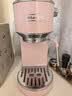 德龙（Delonghi）半自动咖啡机家用小型 意式15Bar泵压冷萃咖啡 软触屏手动奶泡自动停流金属机身 吉拉朵系列 EC890 .PR追光粉 即时加热 自动关机 专业蒸汽细杆拉花 实拍图