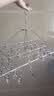 梦庭（MENGTING）不锈钢晾衣夹衣架36夹袜子晾晒架防风衣架360°旋转防风扣大容量 实拍图