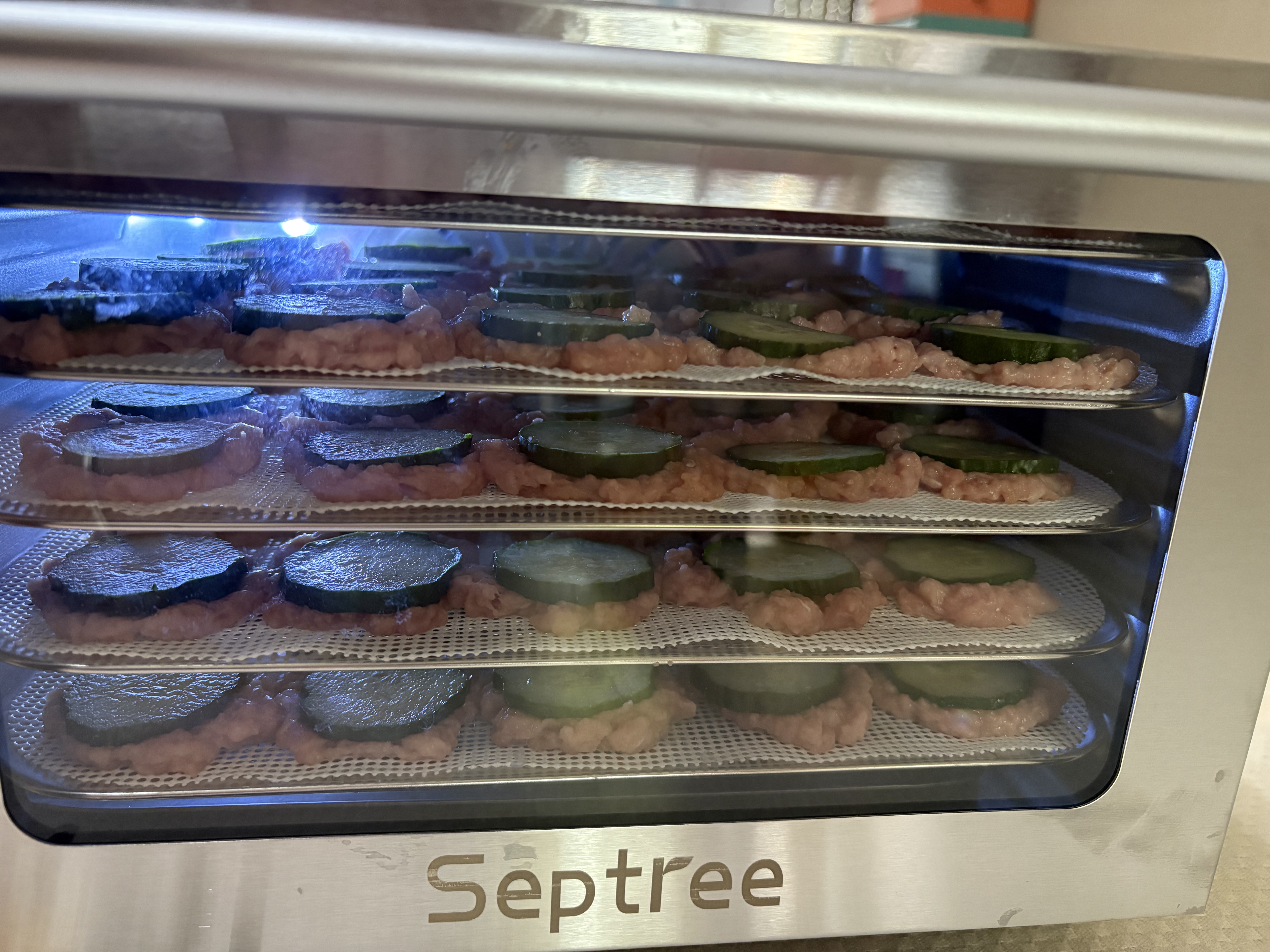 Septree心驰食品烘干机宠物零食家用多功能小型干果机厨房食物风干机器水果烤干机 5层款(选购率1%)+5张不沾硅胶垫 实拍图