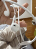 纽曼（Newmine）NM-LK06有线手机耳机音乐耳机半入耳式线控3.5mm接口电脑笔记本手机适用音量调节增强版 白色 实拍图