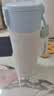 沐韩2025高颜值保温杯女生大容量男女便携学生随手杯子双饮运动吸管杯 冰川星夜450ml送杯刷【升级陶瓷覆层】 实拍图