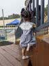 babylove女宝宝连衣裙夏季纯棉婴儿裙子无袖翅膀甜美刺绣美梦天使 实拍图