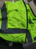 带电风扇衣服风扇马甲反光条短袖冰袋降温工作服安全背心空调服男 绿色1件+配件电池一套 XL (130-145斤) 实拍图