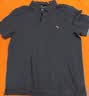 Abercrombie & Fitch经典小麋鹿图案美式复古通勤百搭短袖POLO衫26春夏男装124-6035 黑色 S (175/92A) 实拍图