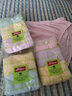 蝶安芬女内裤全棉高腰三角裤大码薄款宽松透气100%棉纯棉中老年底裤头 蓝粉杏肤 2XL 实拍图