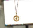 周六福18K黄金项链捕梦花环18K金项链生日礼物送女友C0614120 40+5cm 实拍图