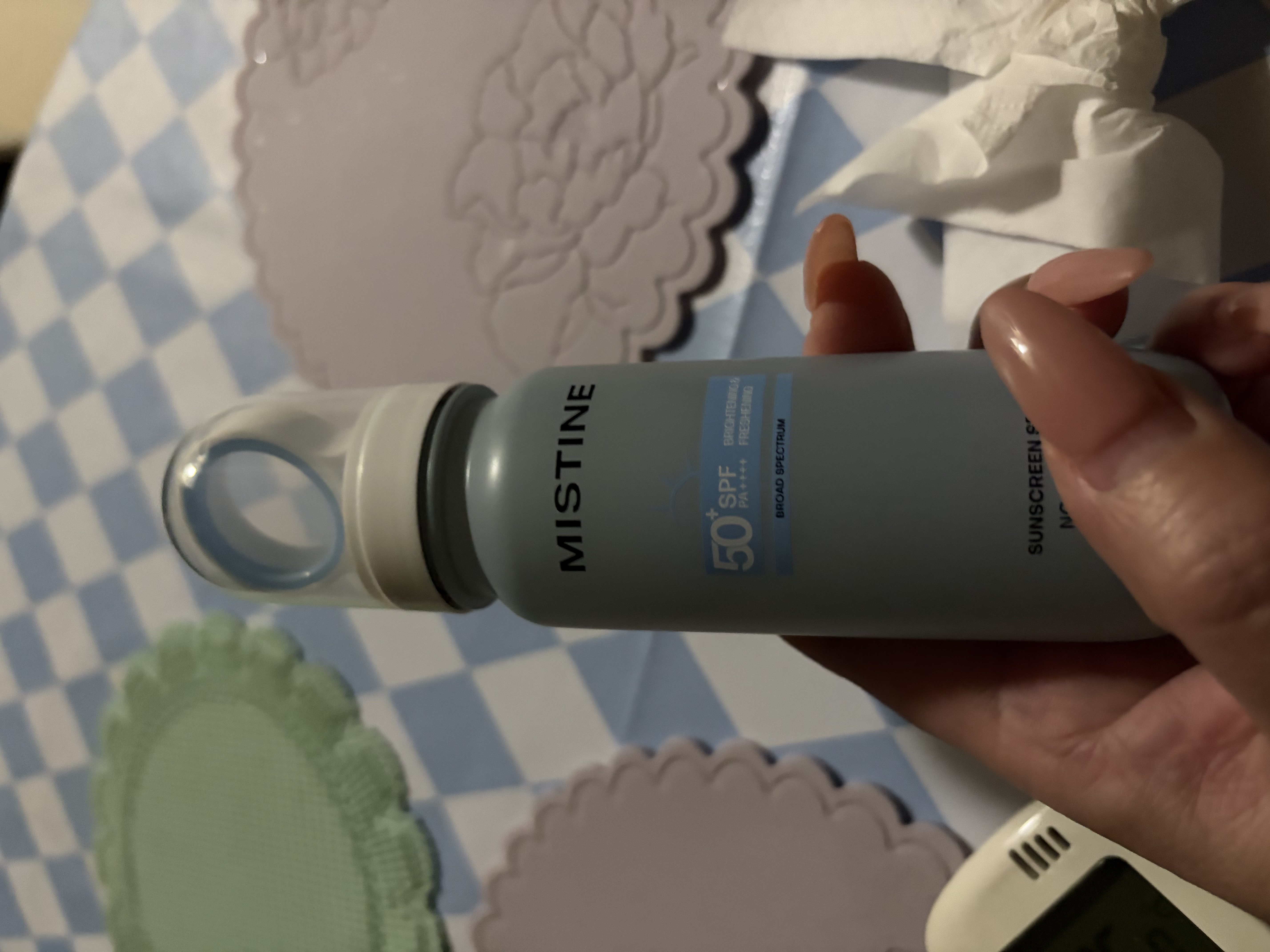 Mistine蜜丝婷防晒水喷雾小凉喷80ml*2清爽保湿女防晒喷雾七夕礼物送女友 实拍图