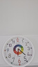 康巴丝客厅家用挂钟石英钟表挂墙早教儿童学习挂钟 7866白色30cm 实拍图