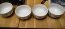 【摩登主妇同款】釉下彩米饭碗特别好看的餐具小碗家用陶瓷吃饭碗 4.5英寸菱格碗【4个装】 实拍图