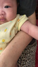 优衣库婴幼儿网眼包臀衣/短袖/1件装宝宝衣服连体衣481772 43 黄色 70cm 实拍图