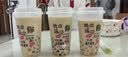 SHUANG YU奶茶杯一次性饮料杯500ml*50套加厚带盖磨砂塑料杯咖啡杯水杯子 实拍图