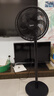 美的（Midea）【超级单品】七叶轻音立式电风扇家用柔风落地扇台式桌面小型风扇大风量节能摇头宿舍电扇 SAF30AB 实拍图