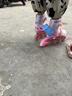 迪士尼粉冰雪轮滑鞋直排初学者溜冰鞋滑轮鞋专业儿童大童生日礼物 实拍图