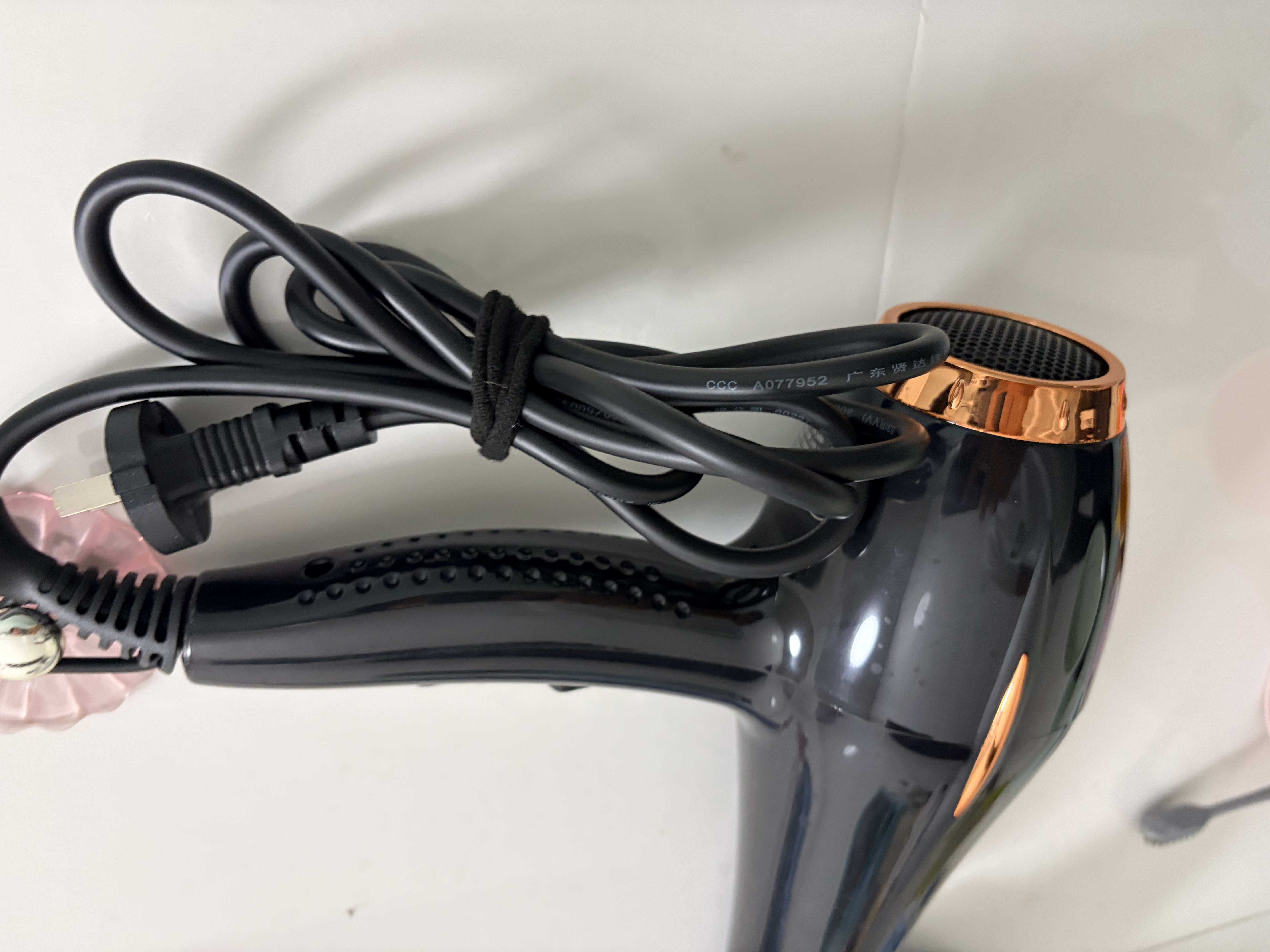 奥克斯（AUX）吹风机家用大功率2200W吹风筒蓝光负离子恒温速干大风力理发店专用吹头发发廊级电风吹 实拍图