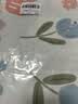 洁丽雅（Grace）100%A类全棉枕套 7A抗菌面料 枕头套枕芯套 半夏一对装 48*74cm 实拍图