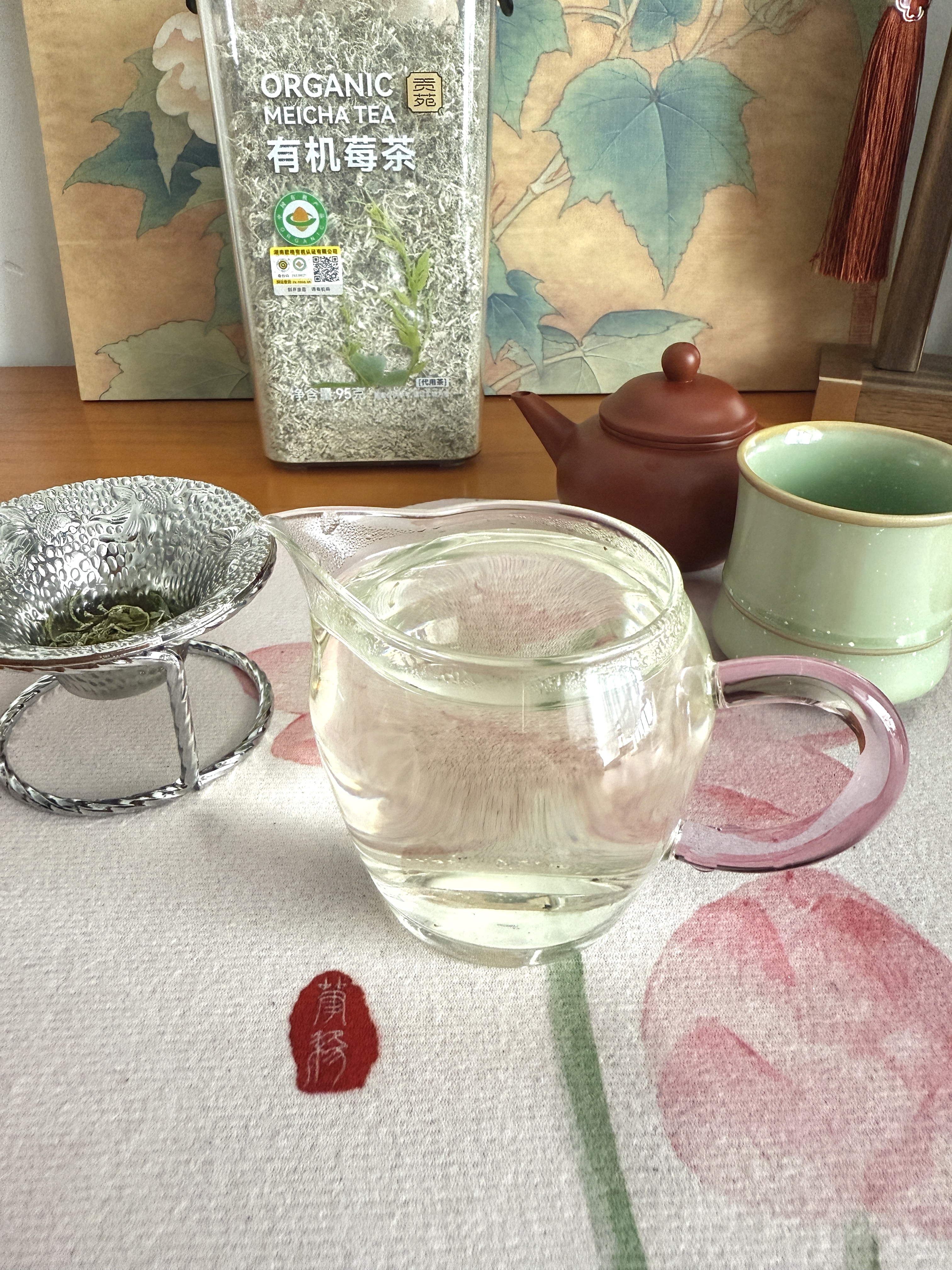 贡苑特级有机张家 界莓茶95g天然原生态高山莓茶特级龙须芽尖 实拍图