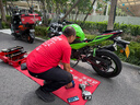 猛狮电池摩托车电瓶12v通用标志sf4姜戈150巡弋150三阳fnx火凤凰国产小忍者川崎400小火神650凯越400/500/525 实拍图