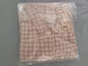 MUJI[自营限定款]女士无侧缝 双层纱织睡衣 纯棉家居服 浅粉红色 XL 实拍图