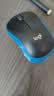 罗技（Logitech）M185鼠标 无线鼠标 办公鼠标 对称鼠标 黑色蓝边 带无线2.4G接收器 实拍图