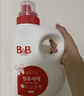 保宁（B&B）婴儿洗衣液宝宝儿童专用内衣裤洗衣液温和植萃桶装【两桶共6斤】 实拍图
