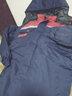 宏安途工作服棉袄棉衣工装男劳保服防风反光条冬季工程服活里活面棉服 红色+藏蓝上衣 175/XL 实拍图