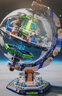 星涯优品儿童积木玩具拼装地球仪空间站科教模型拼插摆件6-12岁生日礼物 实拍图