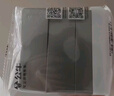 公牛（BULL）开关插座 G12系列 三开单控开关86型暗装大面板G12K311 星空灰 实拍图