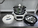 韩派太极斧电压力锅双胆电压力锅家用鸳鸯电饭锅高压锅一体4L智能全自动一锅两煮4-6个人 米白色（鸳鸯胆+标准胆+双盖） 4L 实拍图