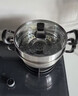 美厨（MAXCOOK）蒸锅 304不锈钢锅双层32cm家用蒸煮锅燃气灶电磁炉通用 MCZ4260 实拍图