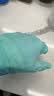蓝帆医疗（blue sail+）聚氨酯空气手套超薄一次性无粉母婴洗碗宠物清洁手套2只装 L码 实拍图