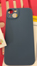 品胜 适用苹果14Plus手机壳 iphone14Plus柔性液态手机壳全包防摔超薄保护套亲肤手感直边保护壳蓝色 实拍图